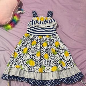 Counting daisies girls dress.